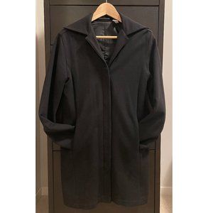Banana Republic Black Lightweight Wool Blend Jacket Coat Sz. S